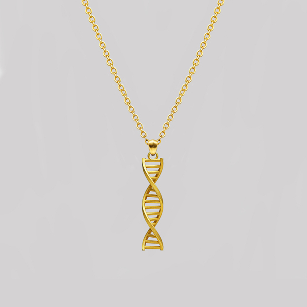 Endless Helix Geek Sculptural Necklace