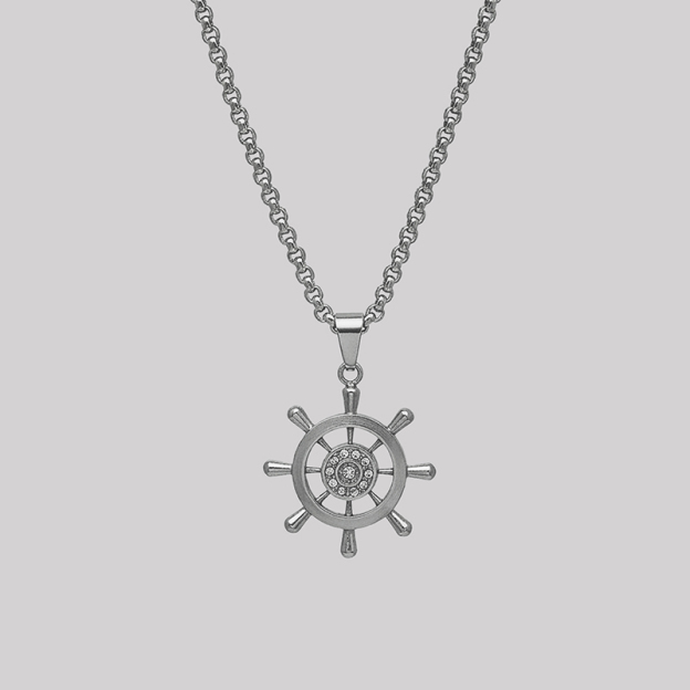 Ocean Navigator Geek Sculptural Necklace