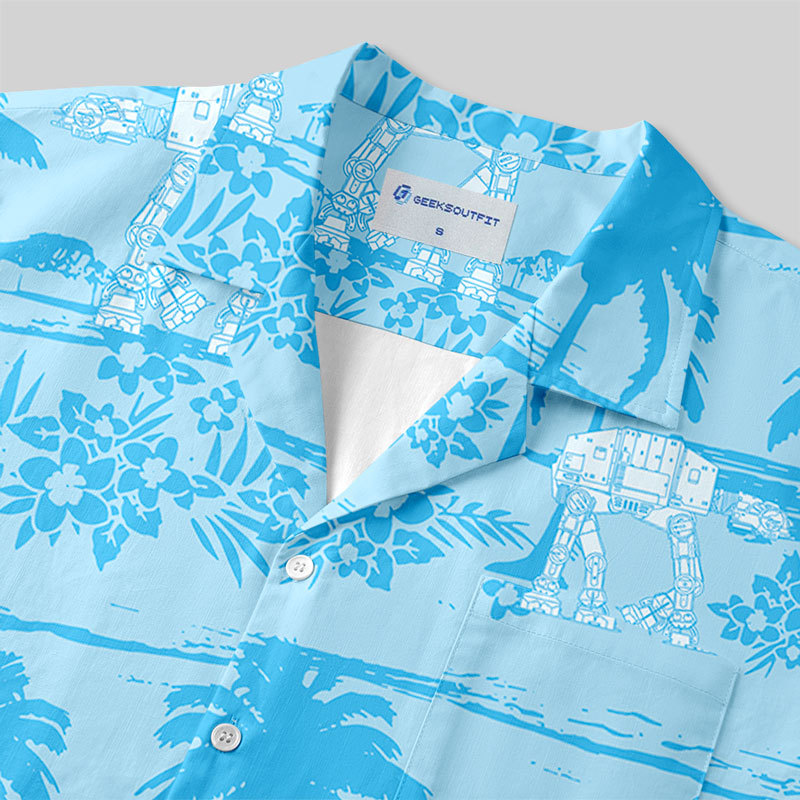 Tropical Walker Button Up Pocket Shirt