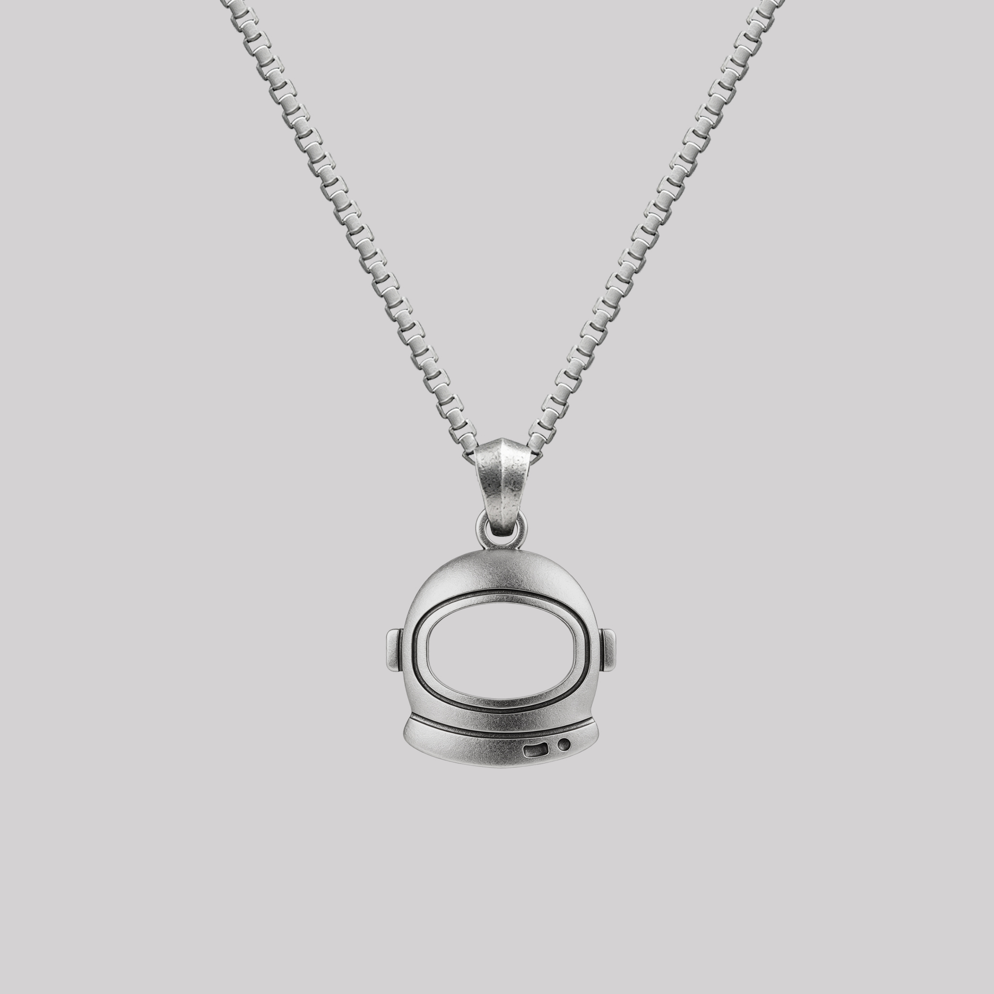 Space Science Explorer Geek Sculptural Necklace