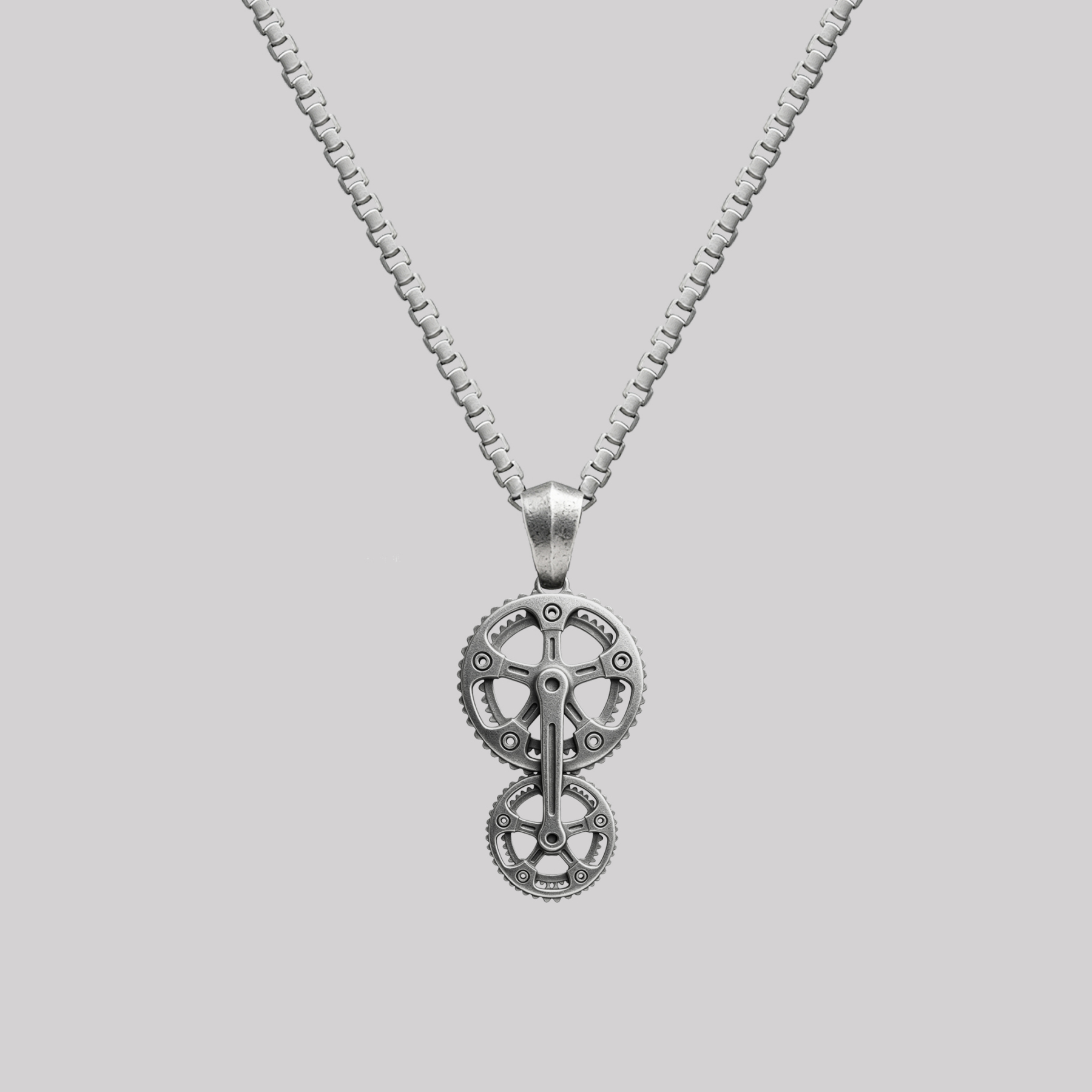 Geeksoutfit Dual Band Geek Sculptural Necklace for Sale