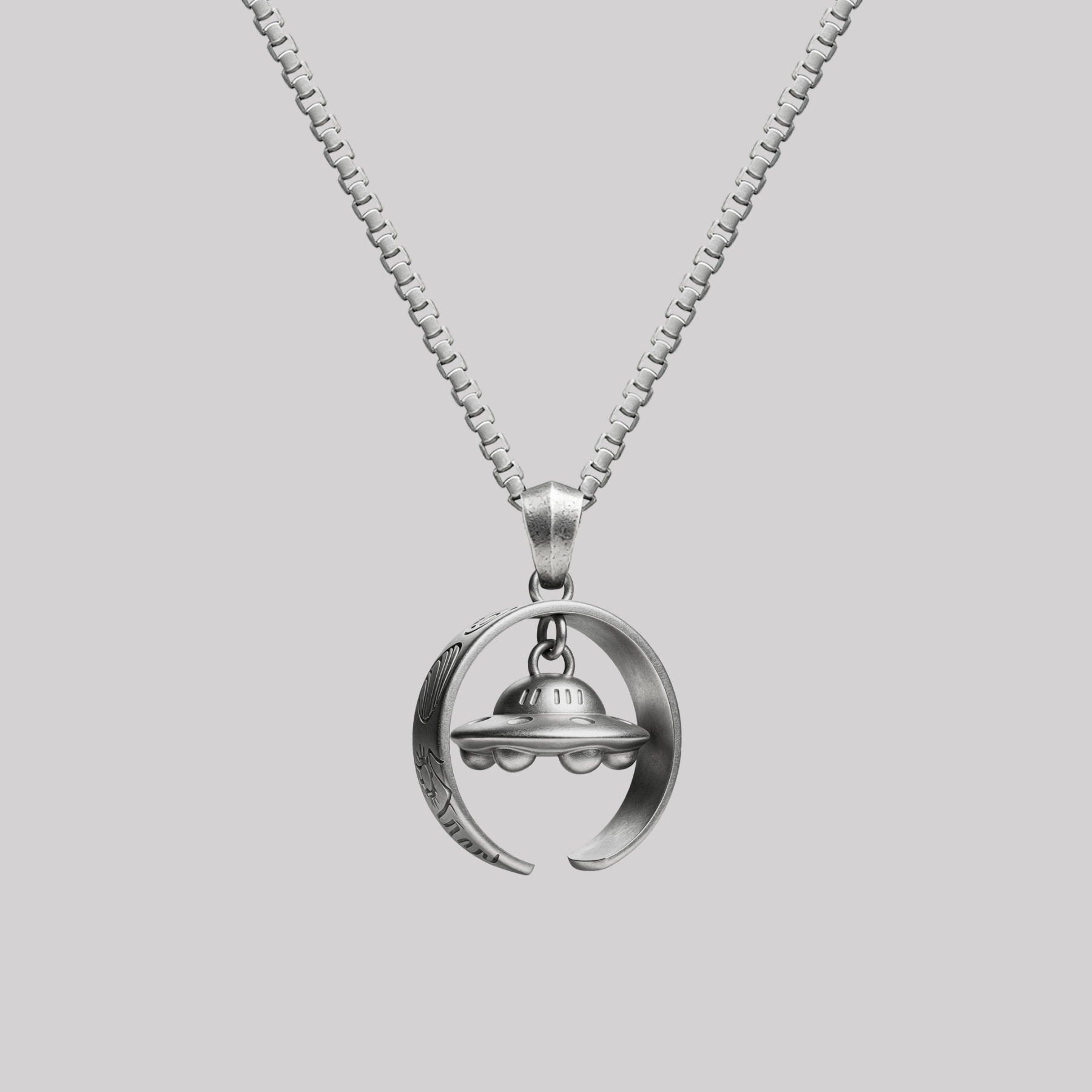 Geeksoutfit Dual Band Geek Sculptural Necklace for Sale