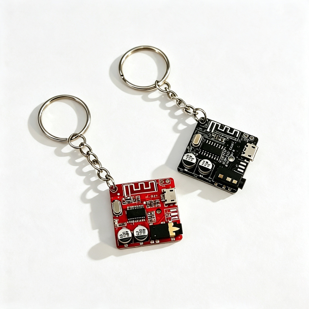 Geek Mini PCB Hardware Charm Keychain