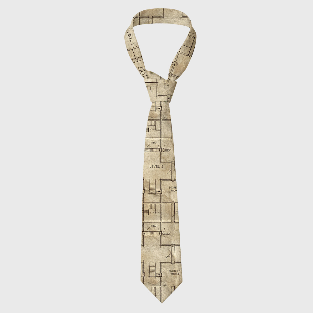 The Dungeon Game Geek Necktie