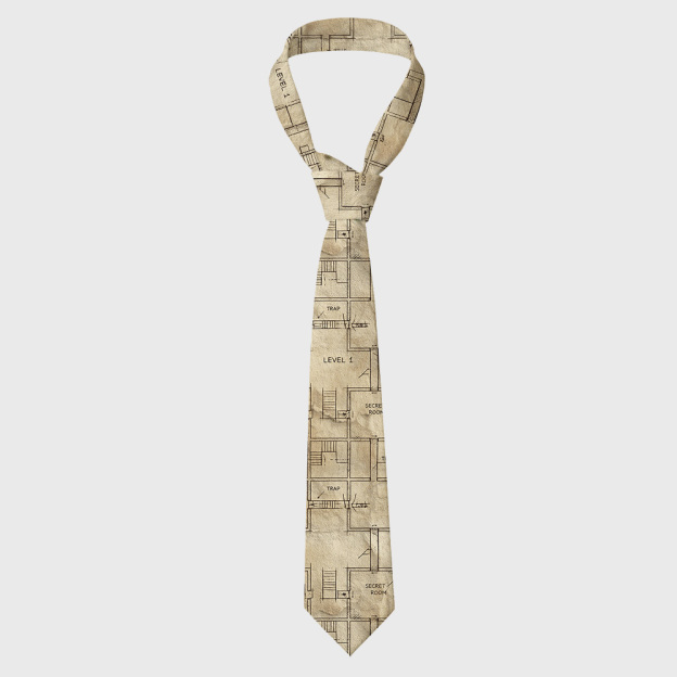 The Dungeon Game Geek Necktie