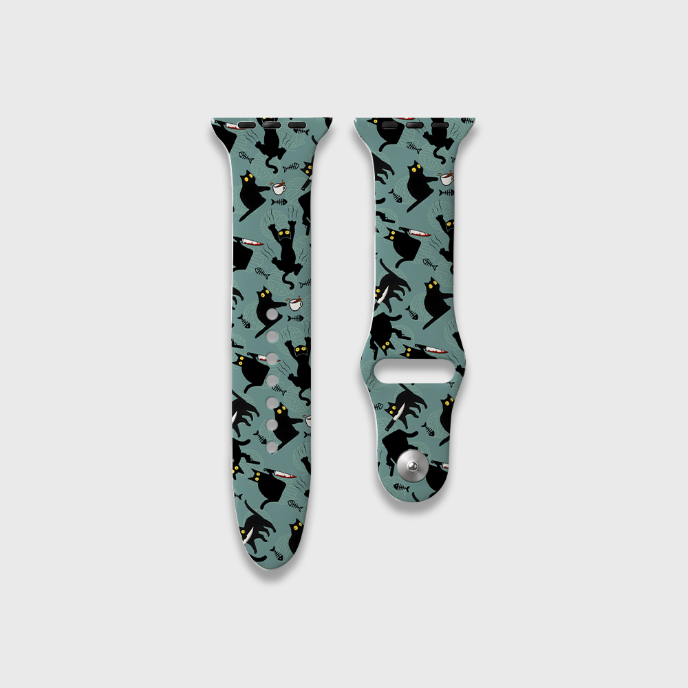 Naughty Kitten Geek Watch Band