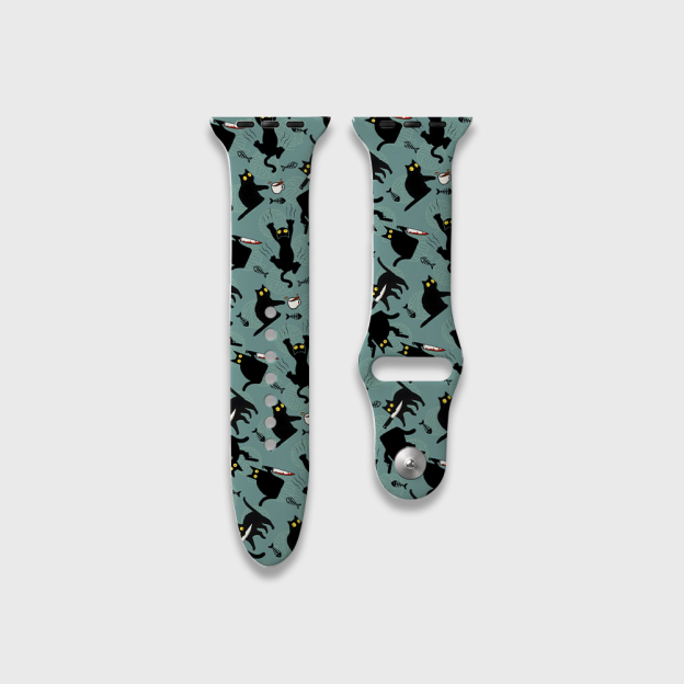 Naughty Kitten Geek Watch Band