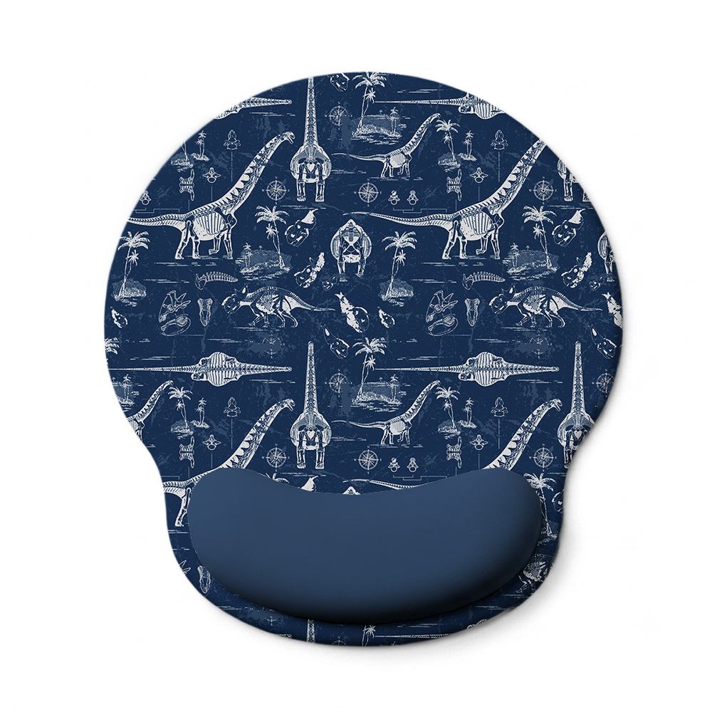 Jurassic Explorer Geek Ergonomic Mouse Pad