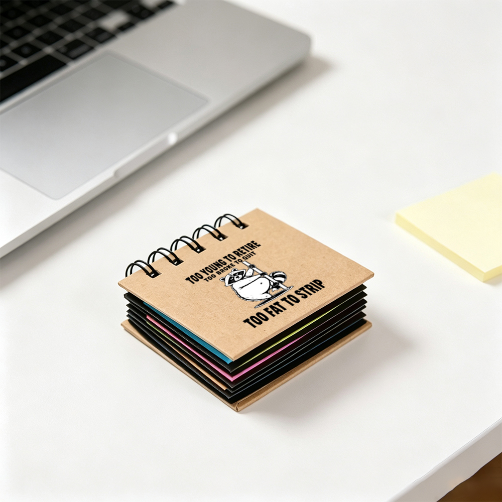 Too Fat To Strip Geek Desktop Sticky Note Set