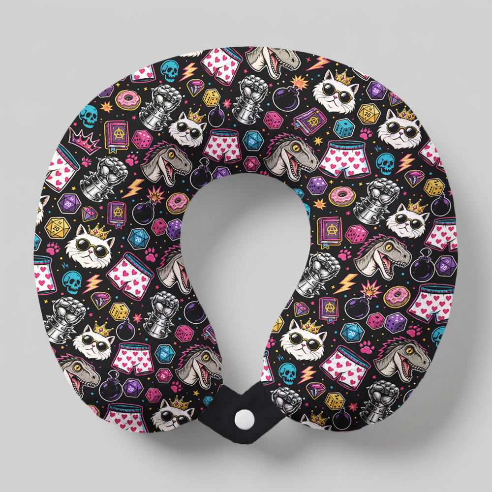 Dungeon Crawler Carl Geek U-Shaped Travel Pillow