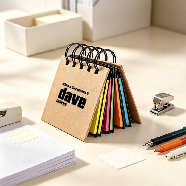 What A Difference A Dave Makes Geek Desktop Sticky Note Set