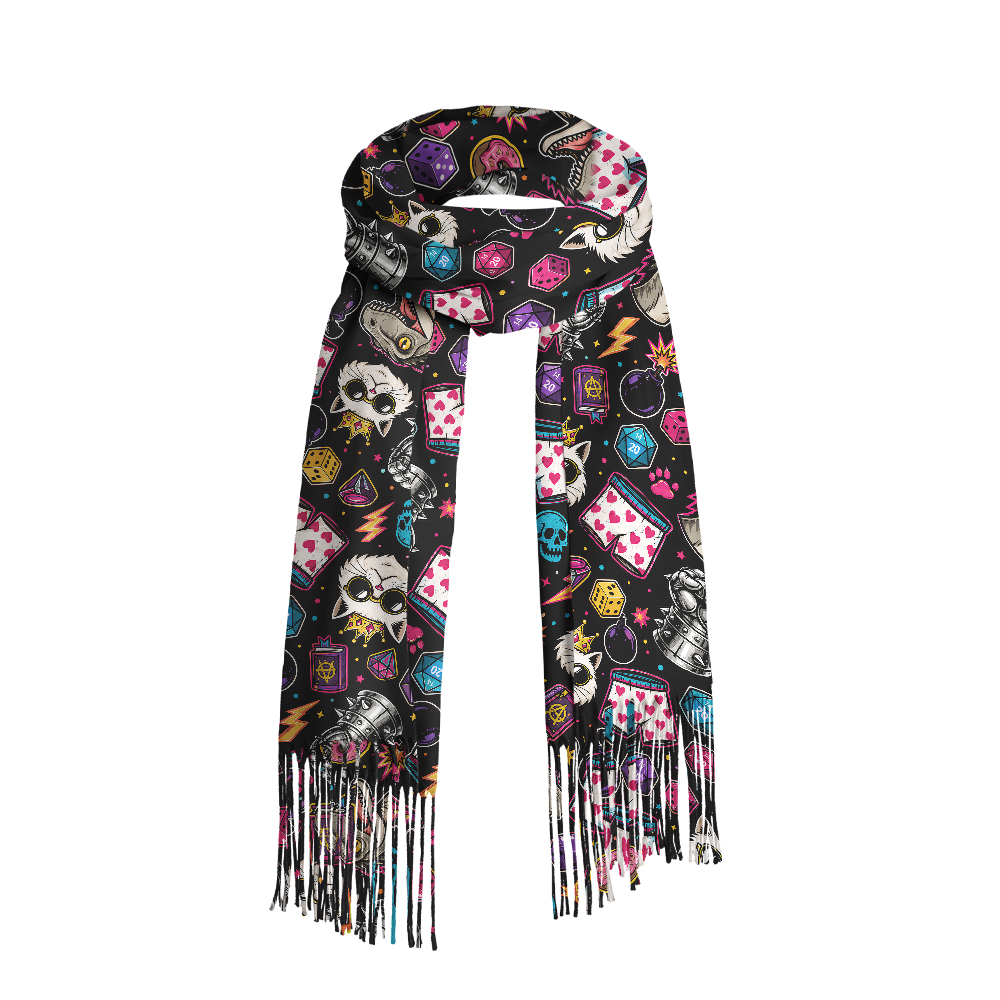DCC Geek Soft Fringed Scarf