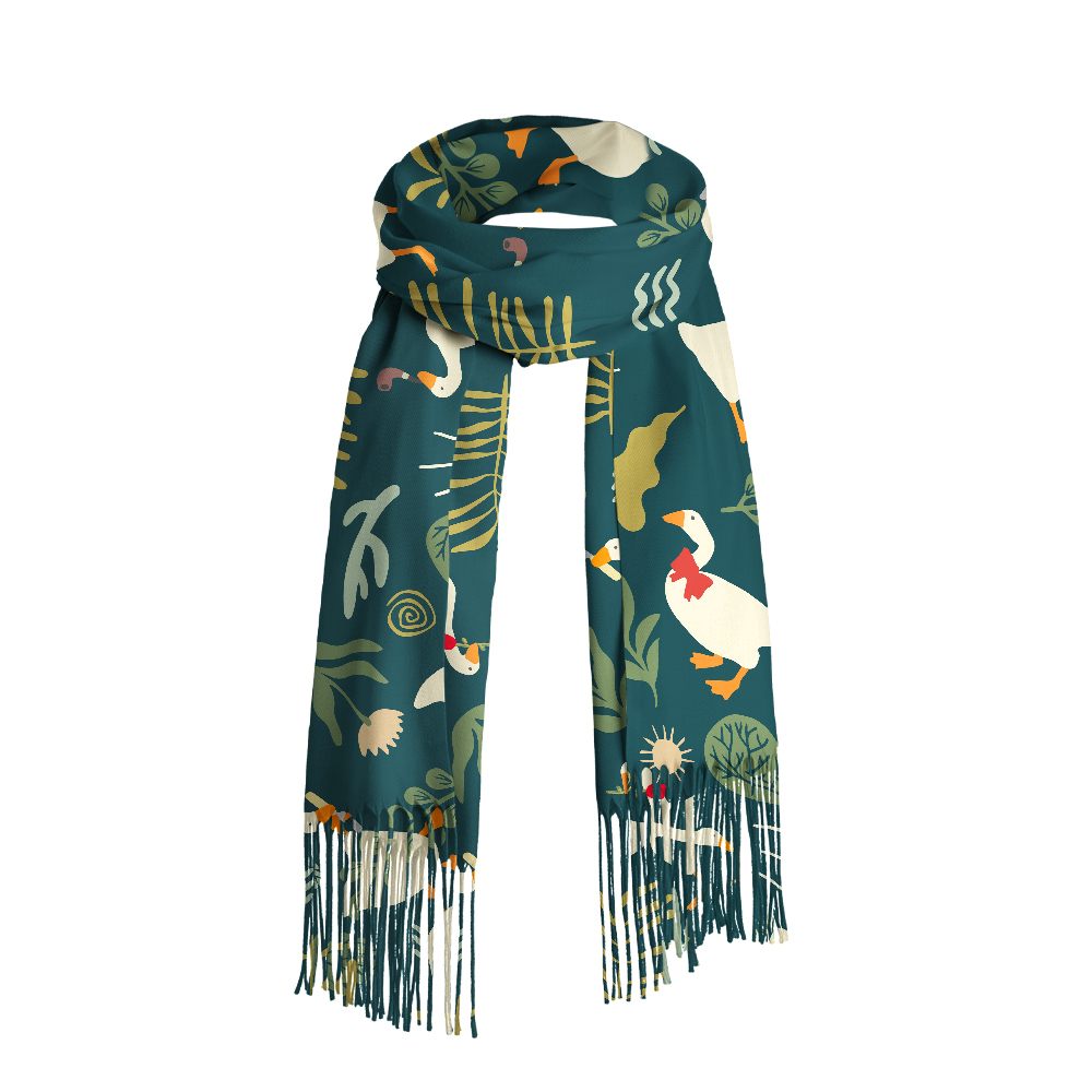 Geeksoutfit Spaceship Line Drawing Geek Soft Fringed Scarf for Sale