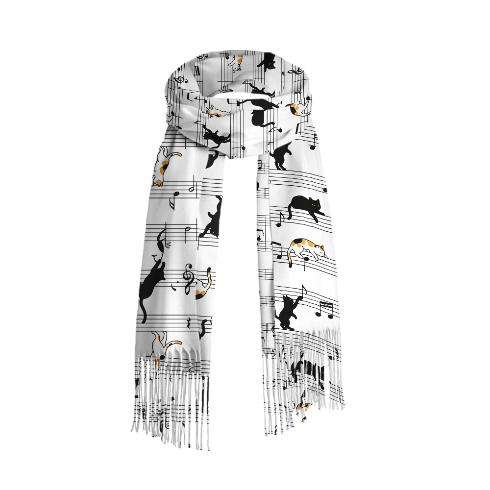 Geeksoutfit Spaceship Line Drawing Geek Soft Fringed Scarf for Sale