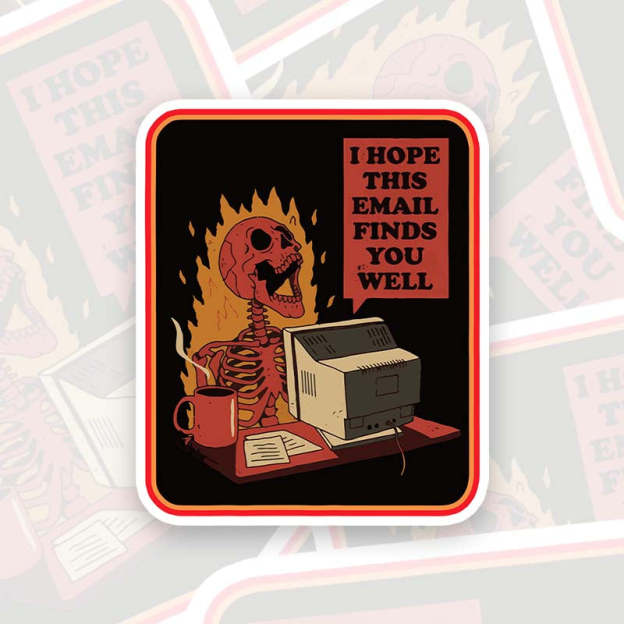 Funny Workplace Funny Geek Sticker