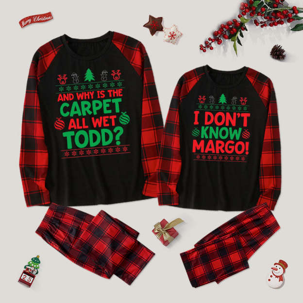 I Dont Know Margo Couple Pajama Sets