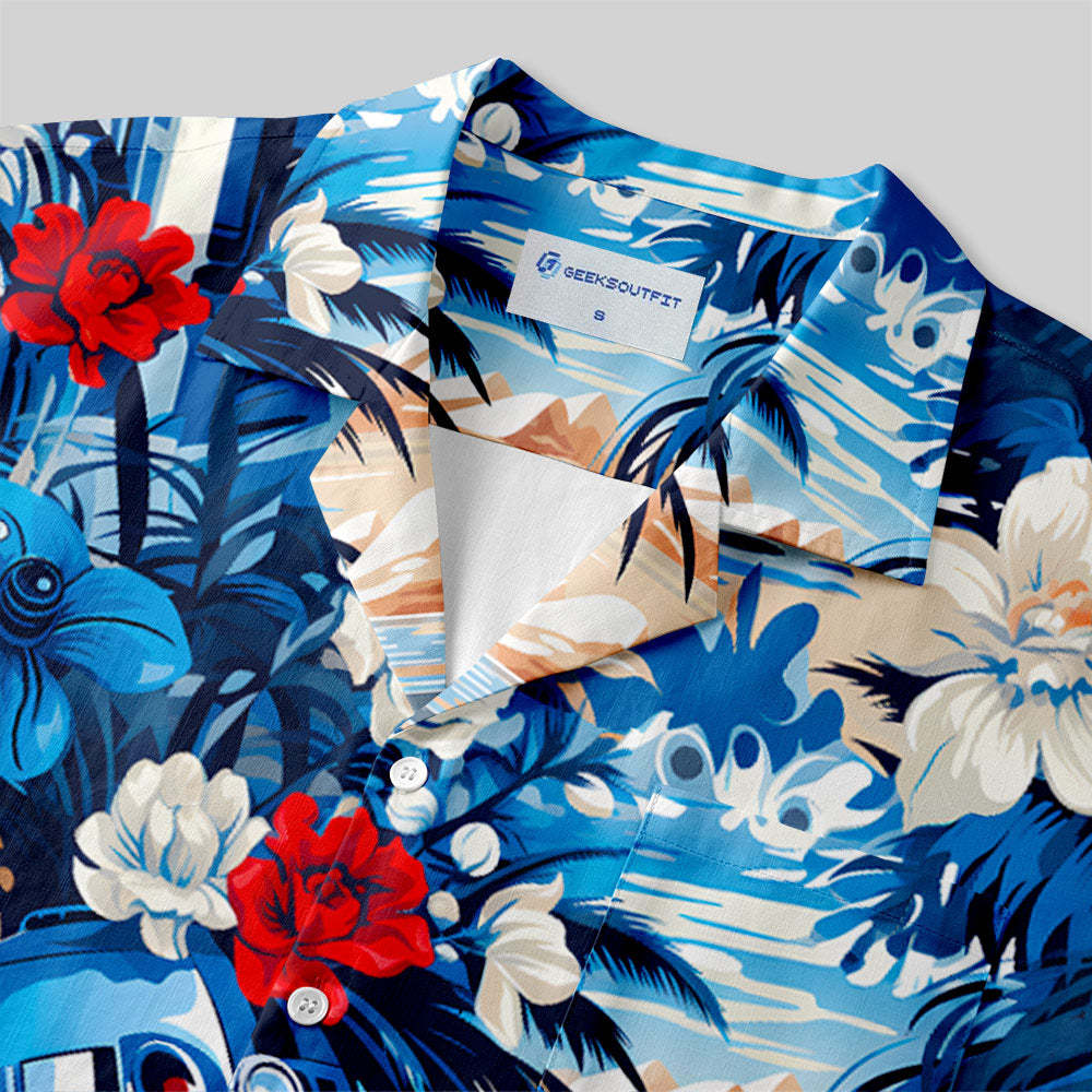 Robot Button Up Pocket Shirt