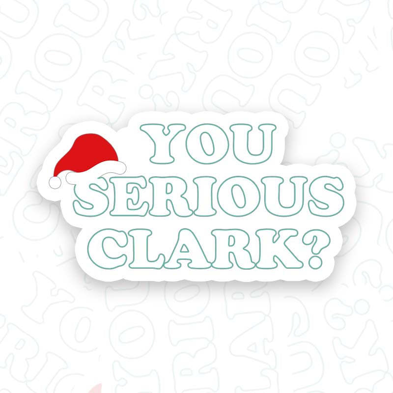 You Serious Clark Geek Sticker