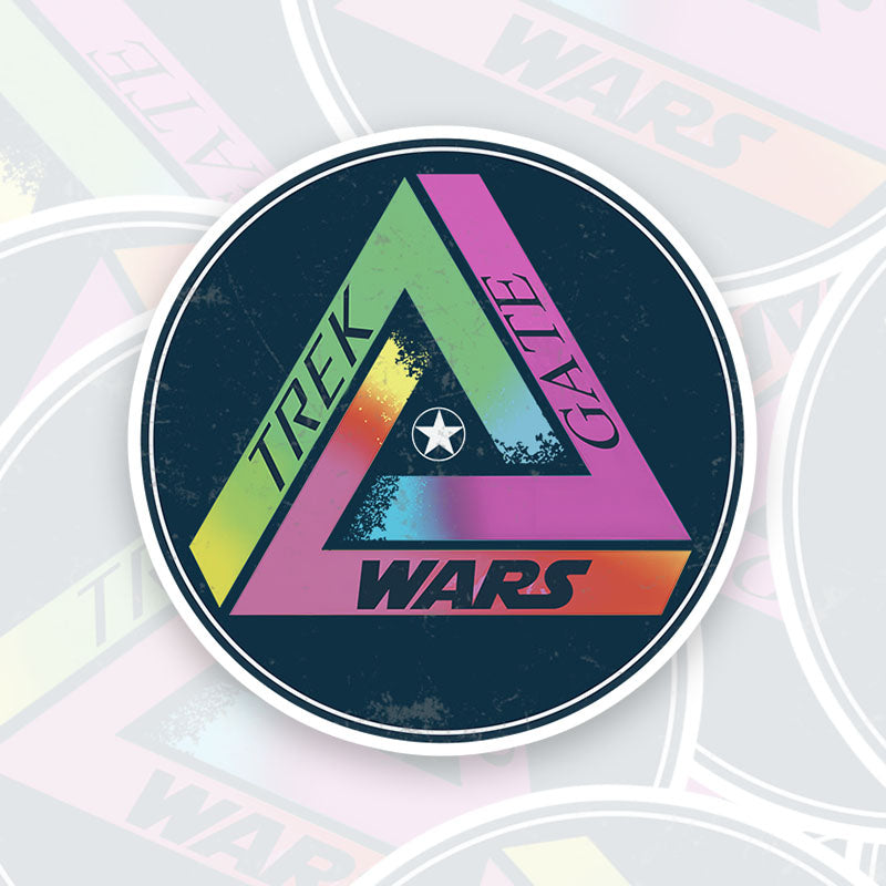 Starry Trinity Geek Sticker