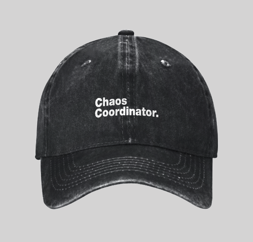 Chaos Coordinator Classic Washed Vintage Baseball Cap