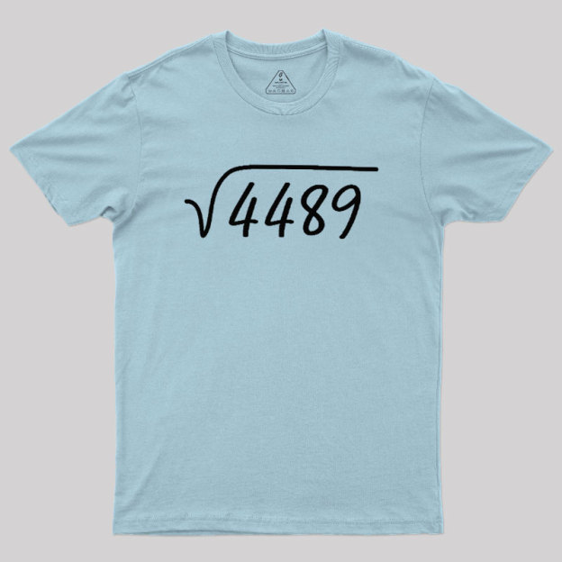 67 Meme Square Root Geek T-Shirt