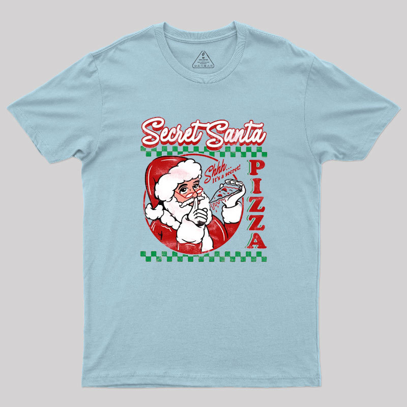 Secret Santa Pizza Geek T-Shirt