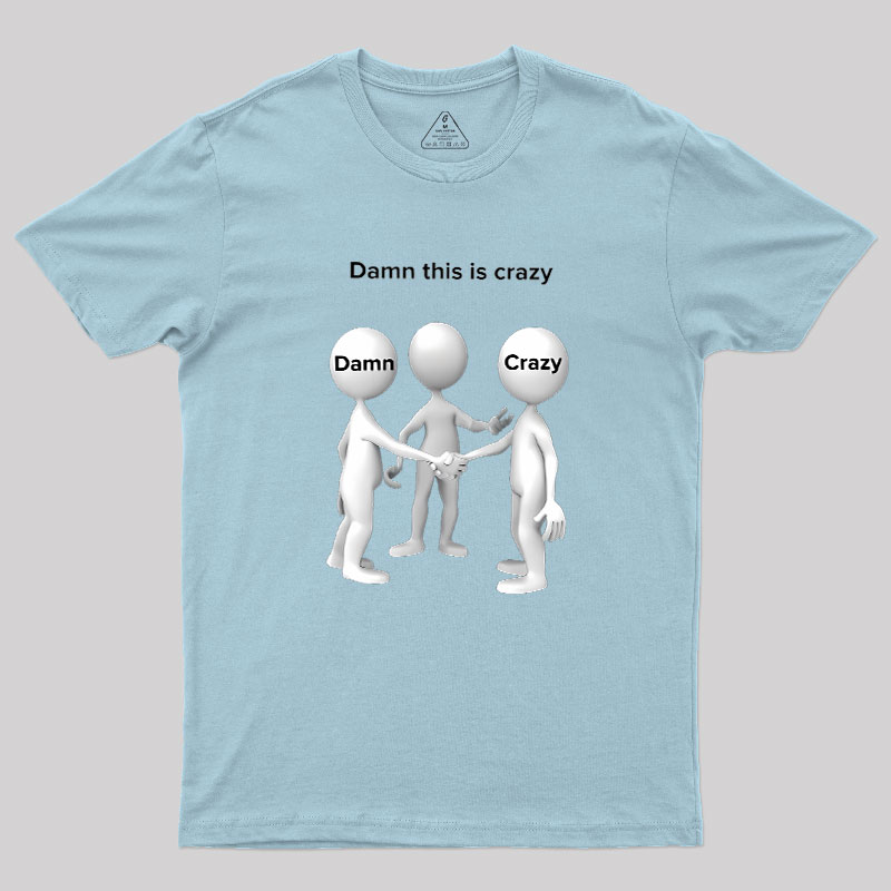 Damn This Is Crazy Geek T-Shirt