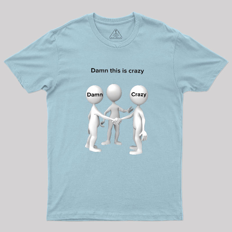 Damn This Is Crazy Geek T-Shirt