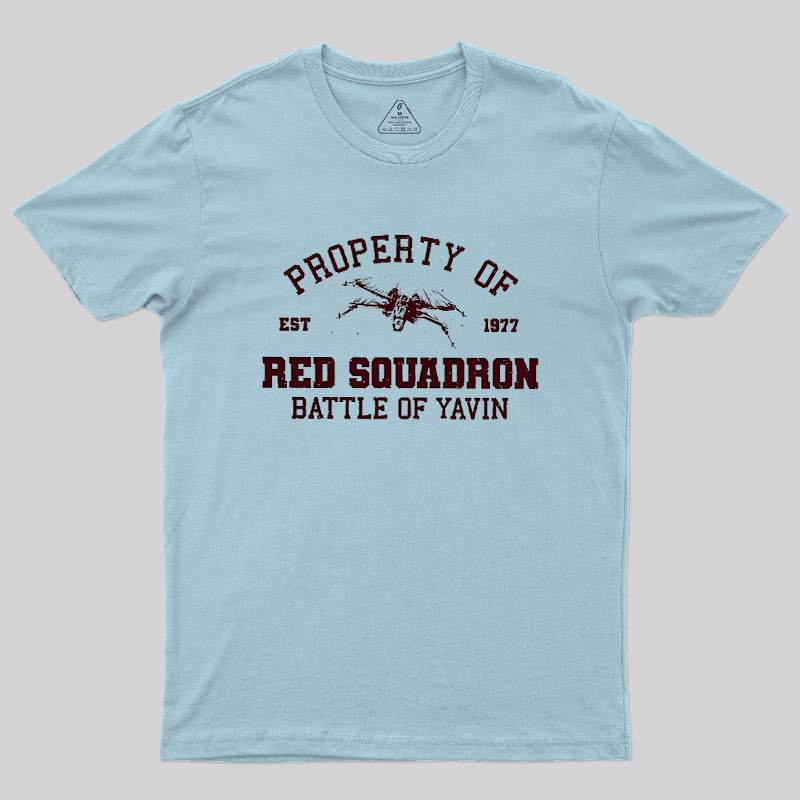 Property Of Red Squadron7 Geek T-Shirt
