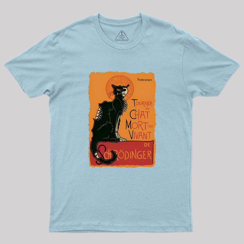 Le Chat Noir De Schr?dinger Geek T-Shirt