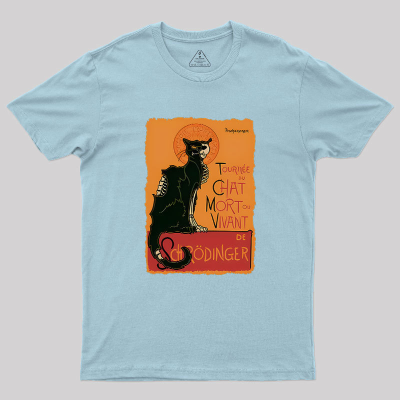 Le Chat Noir De Schr?dinger Geek T-Shirt