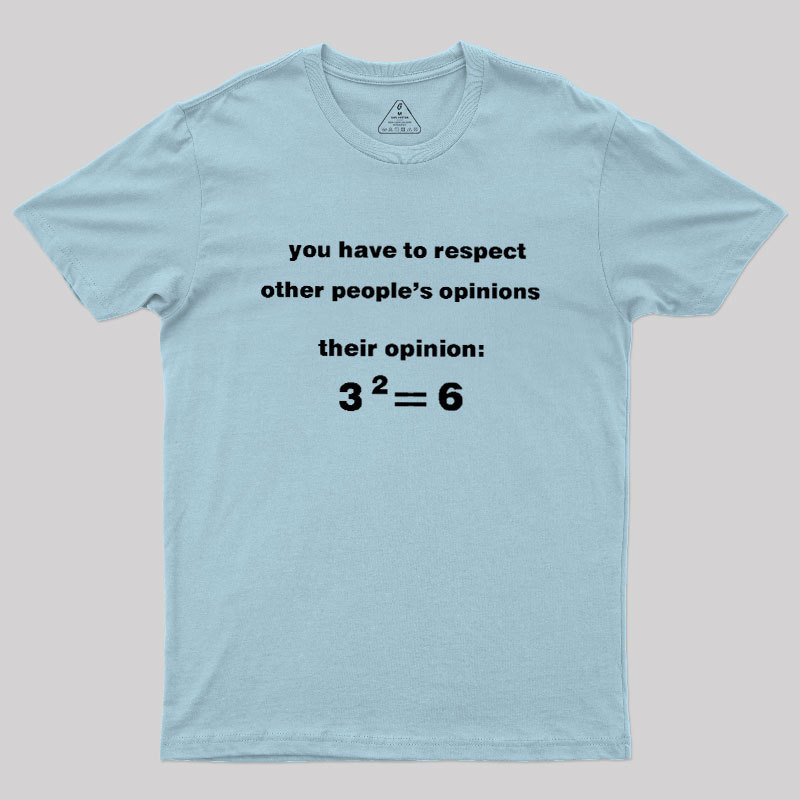 THeir Opinion Be Like Geek T-Shirt