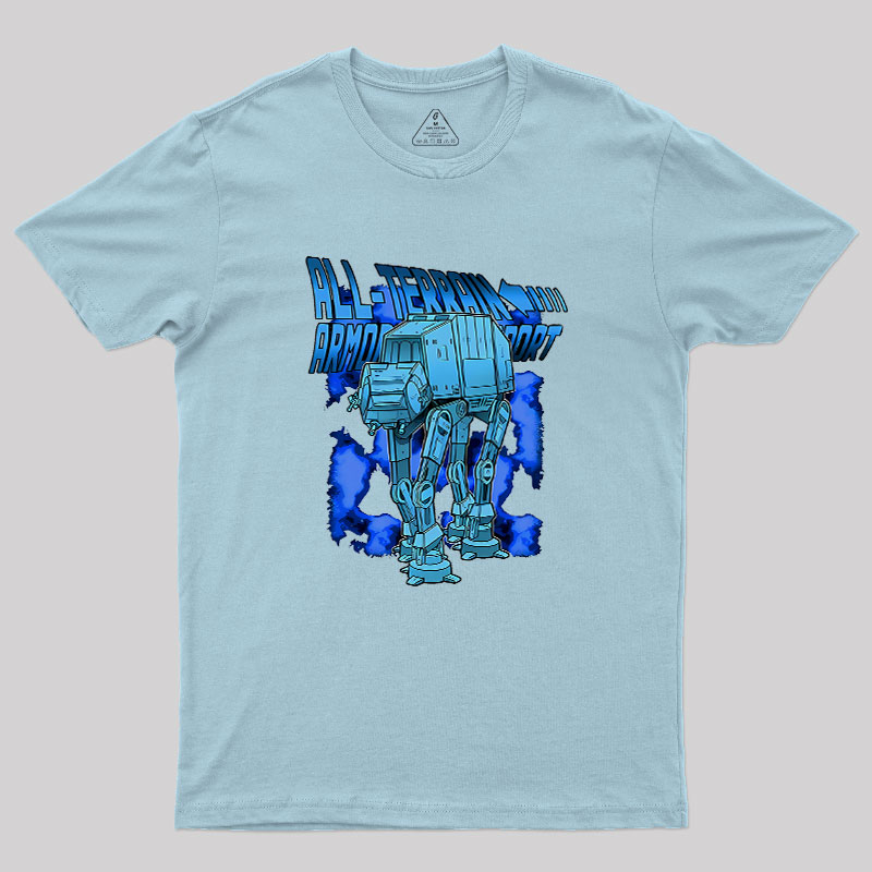 Mega Terrain Mecha Transport Geek T-Shirt