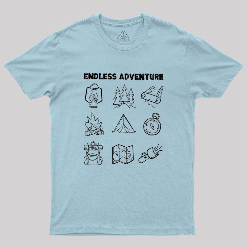 Endless Camping Adventure Geek T-Shirt