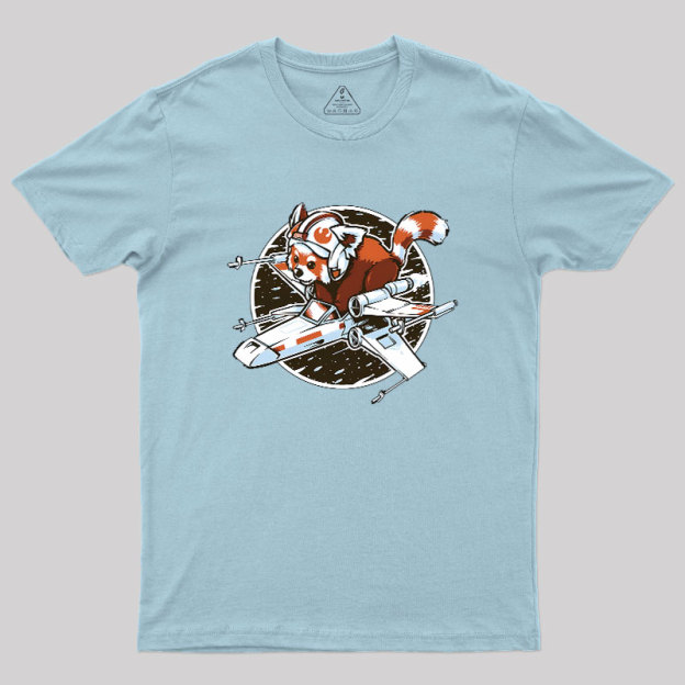 Red panda, Standing By Geek T-Shirt