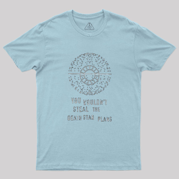 Death Star Plans Geek T-Shirt