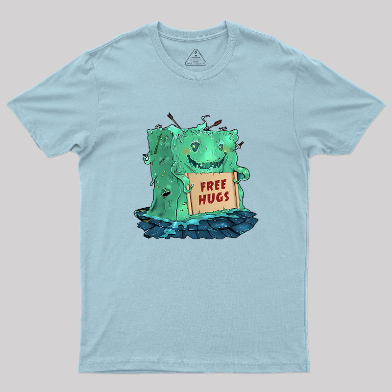 Gelatinous Cube free hugs Geek T-Shirt