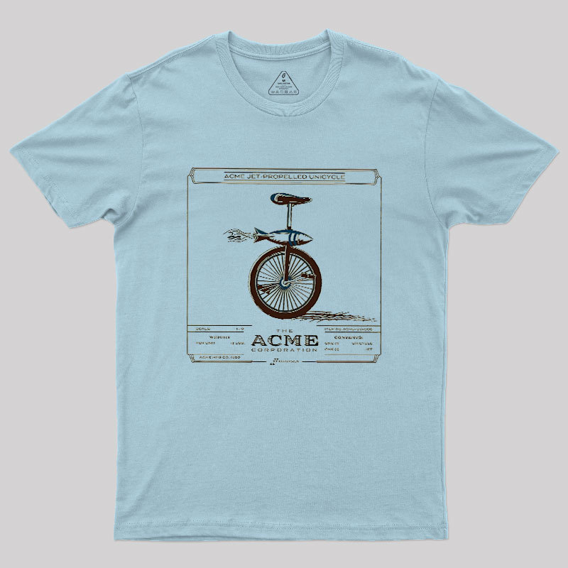 AACME Jet-Propelled Unicycle Geek T-Shirt