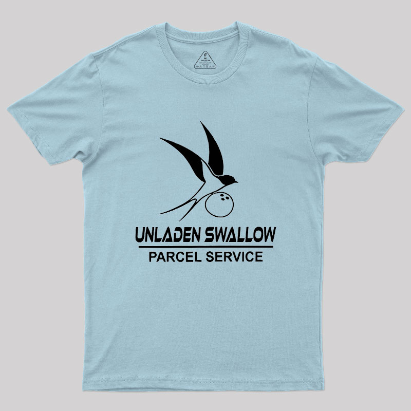 Unladen Swallow Parcel Service Geek T-Shirt