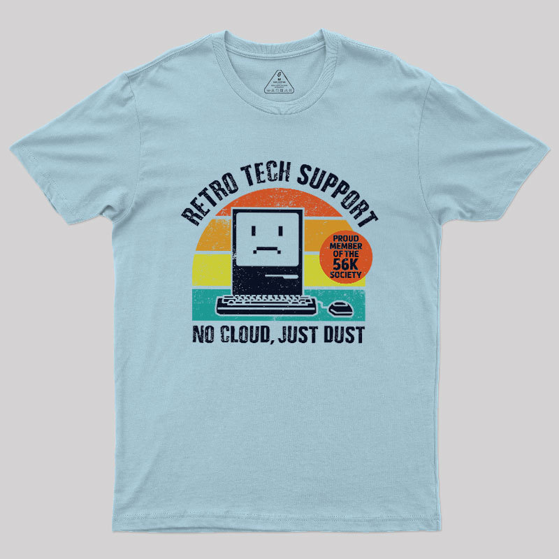 RETRO TECH SUPPORT Geek T-Shirt