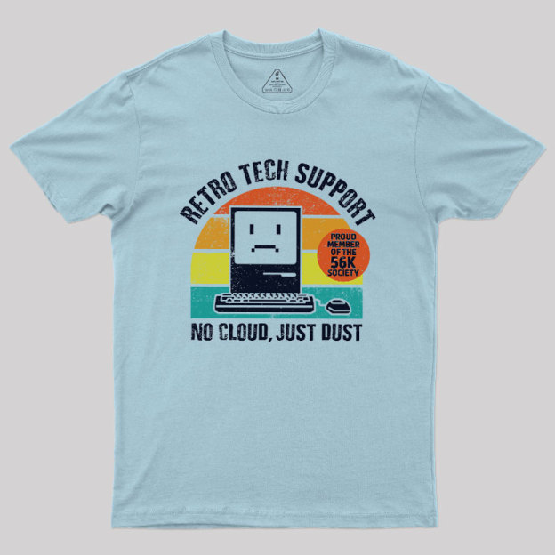 RETRO TECH SUPPORT Geek T-Shirt