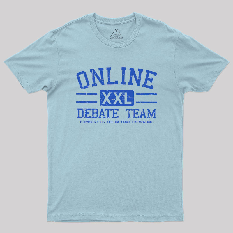 Online Debate Team Geek T-Shirt