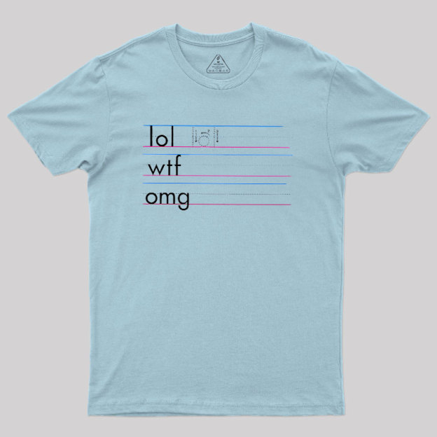 Practice Your Texting Geek T-Shirt