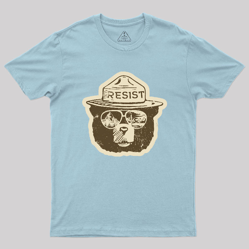 VINTAGE Alt National Park Service Resist Geek T-Shirt