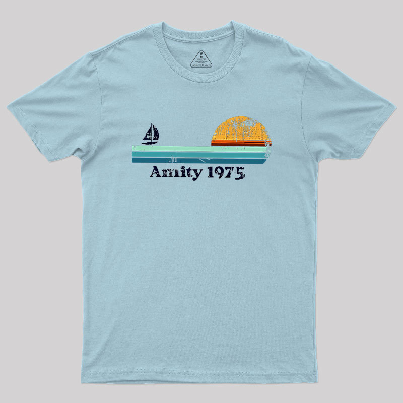 Sailboat Sunrise Summer Geek T-Shirt