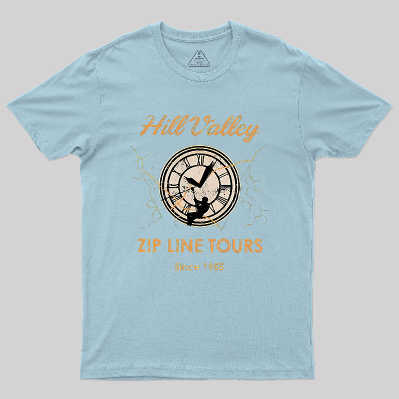 Hill Valley Zip Line Tours Geek T-Shirt