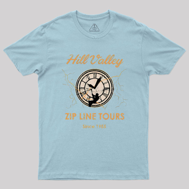 Hill Valley Zip Line Tours Geek T-Shirt
