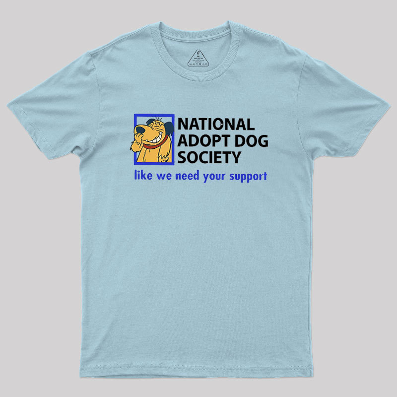 National Adopt Dog Society Geek T-Shirt
