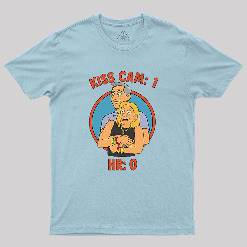 Caught On The Coldplay Kiss Cam Geek T-Shirt