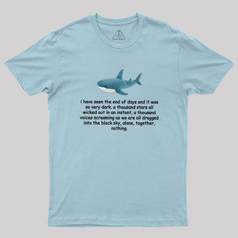 Shark Existentialism Geek T-Shirt
